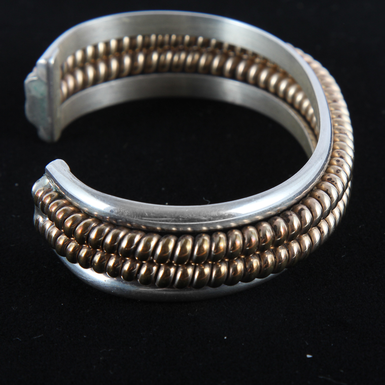 Tahe Sterling Silver Cuff Bracelet