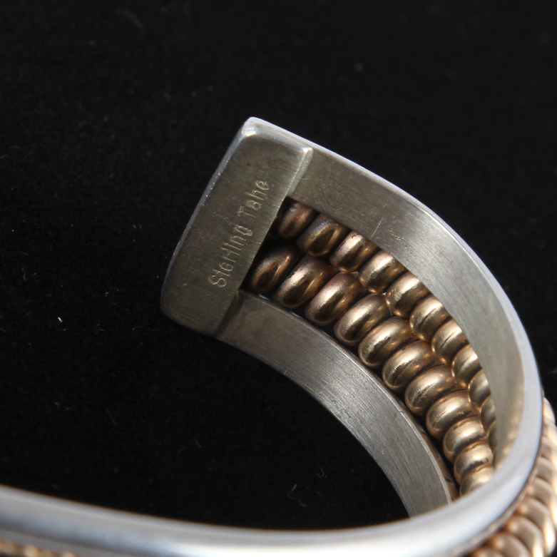 Tahe Sterling Silver Cuff Bracelet