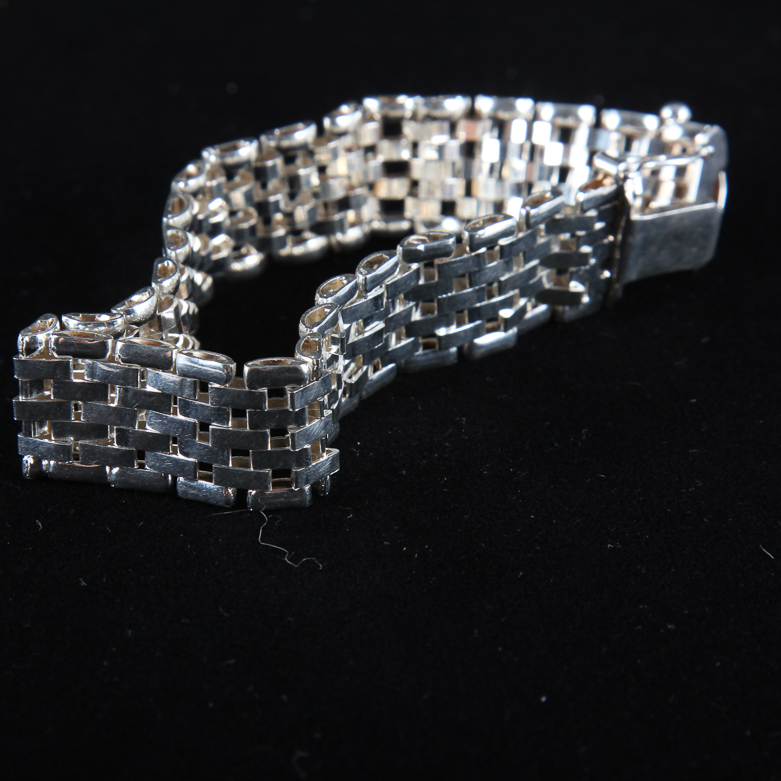 Assortment of Sterling Silver Bracelets