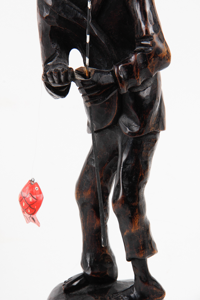 Fisherman Carving