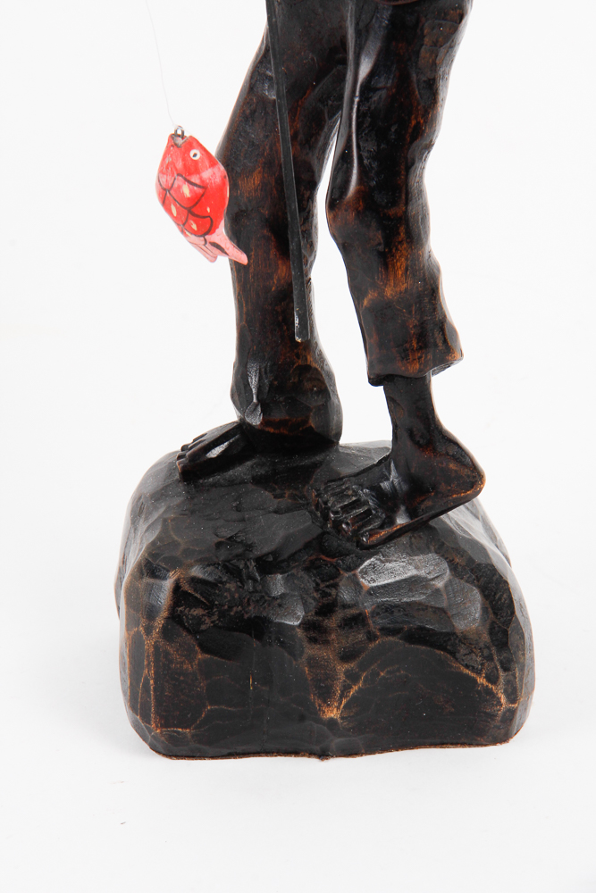 Fisherman Carving