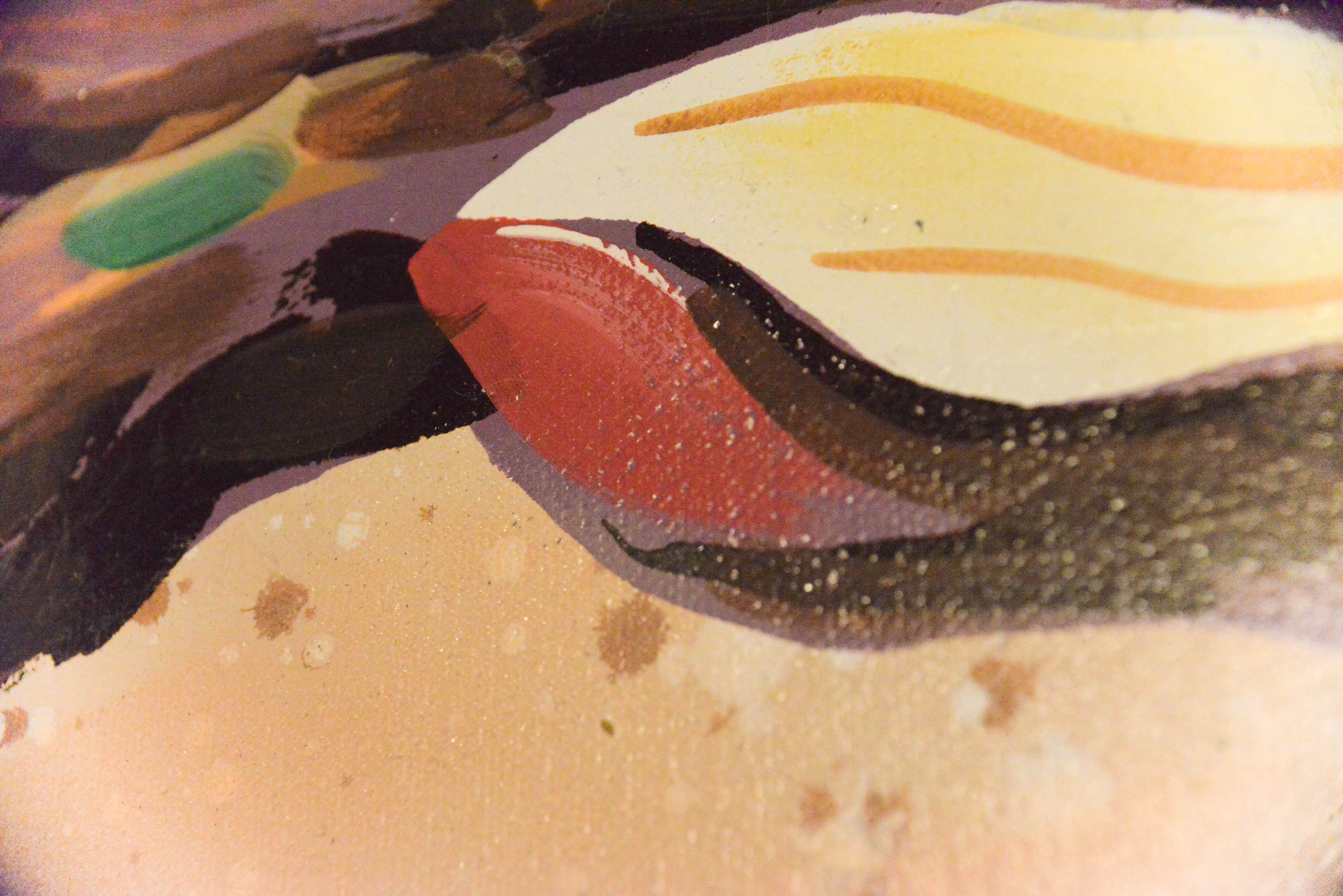 Oil on Canvas Titled "The Cockatoos" Signed by S. McGrow