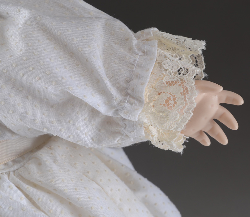 Handmade reproduction Bye-Lo Doll with Christening Dress