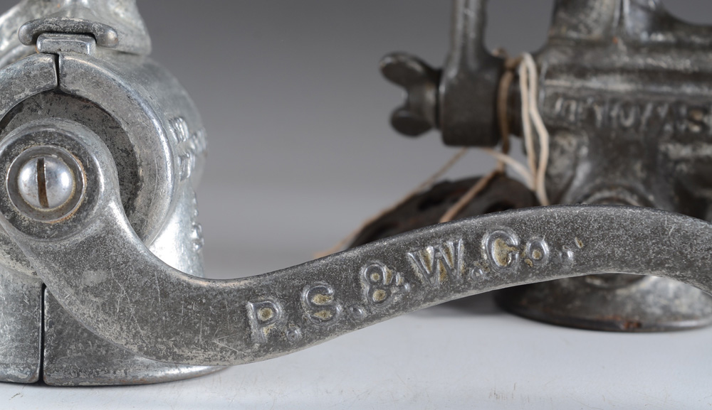 Collection of Three Vintage Meat Grinders
