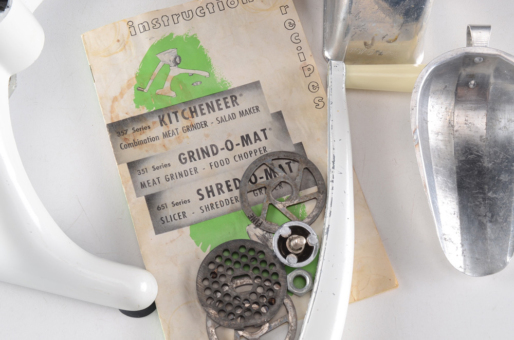 Collection of Three Vintage Meat Grinders