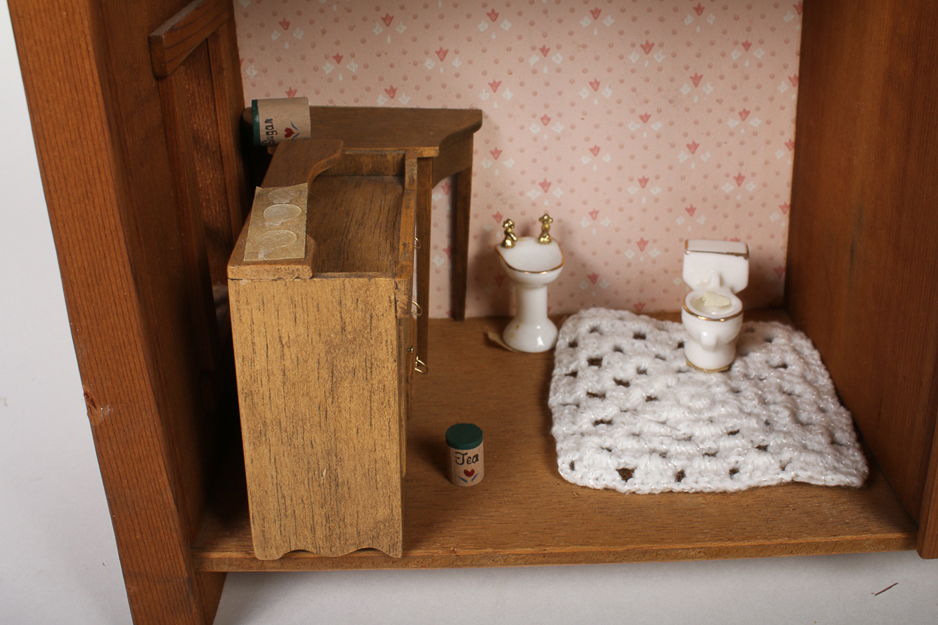 Dollhouse Shadow Box with Furniture