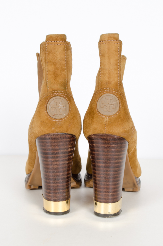 Tory Burch Suede Booties Size 5
