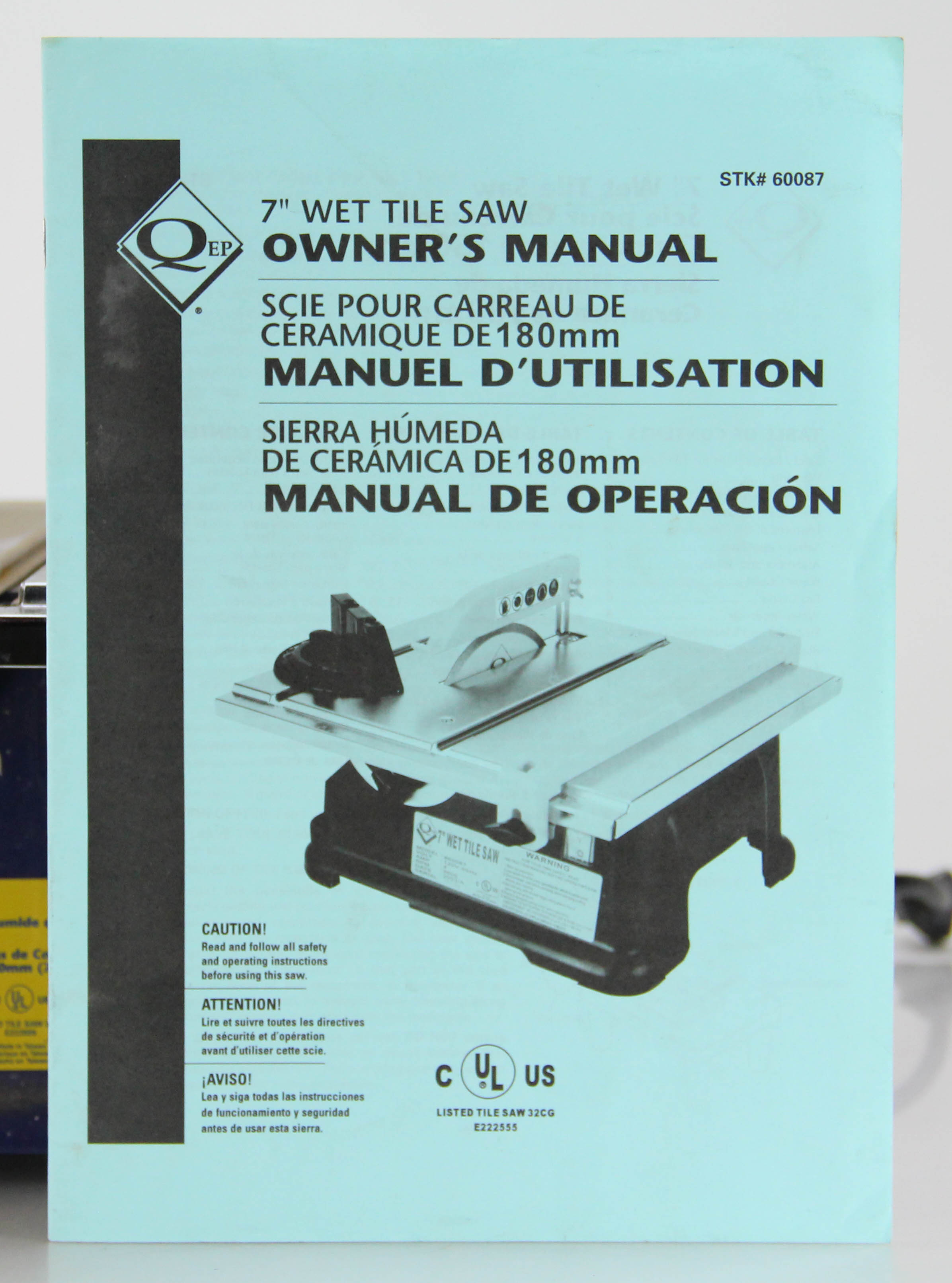 QEP Portable Wet Tile Saw