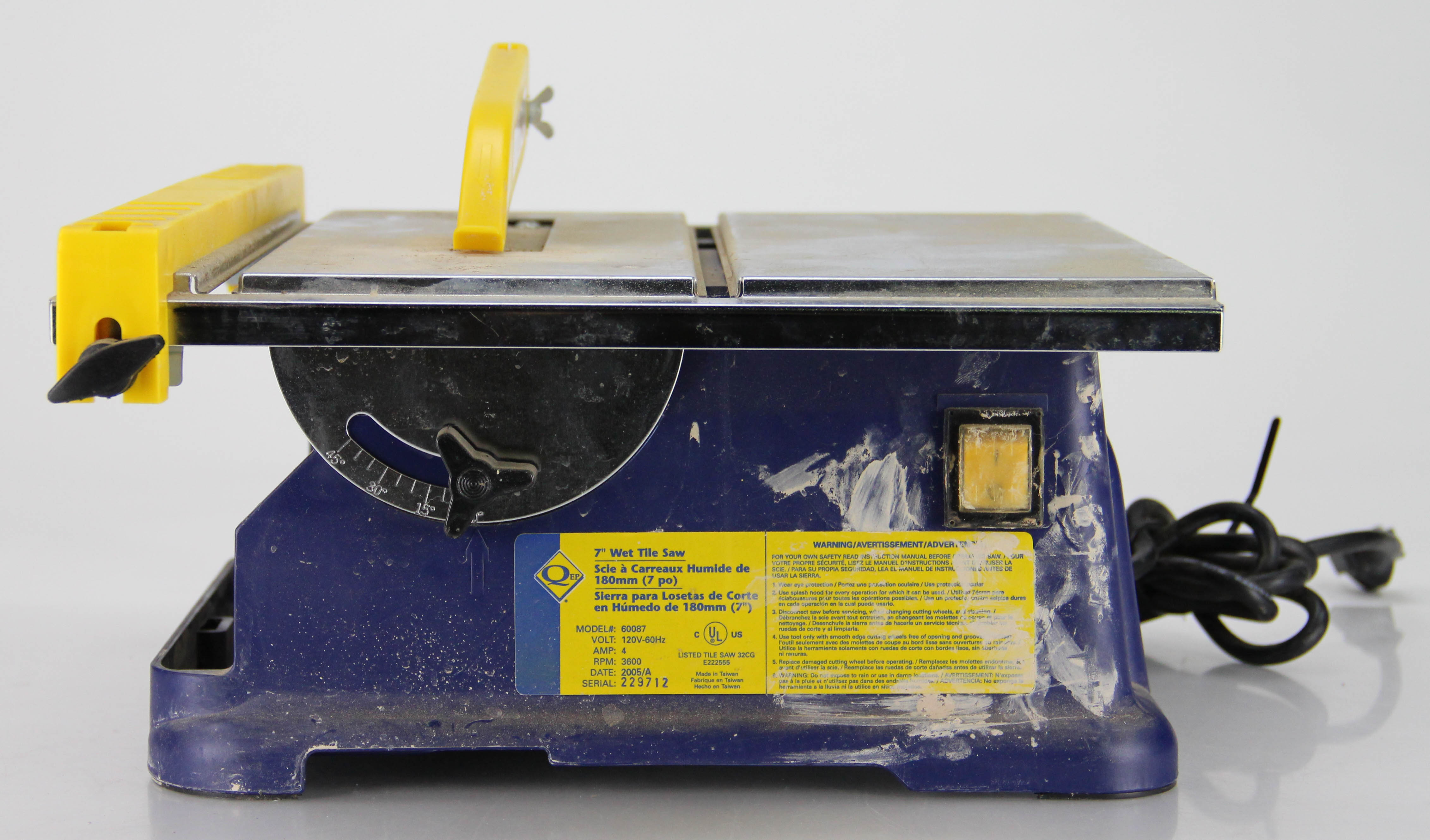 QEP Portable Wet Tile Saw