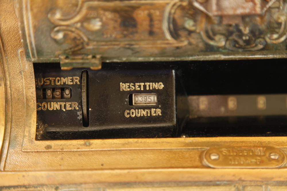 Antique Brass National Cash Register