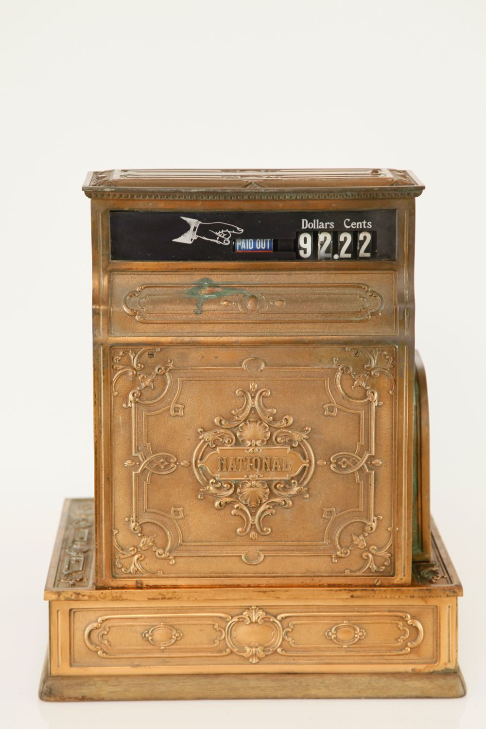 Antique Brass National Cash Register
