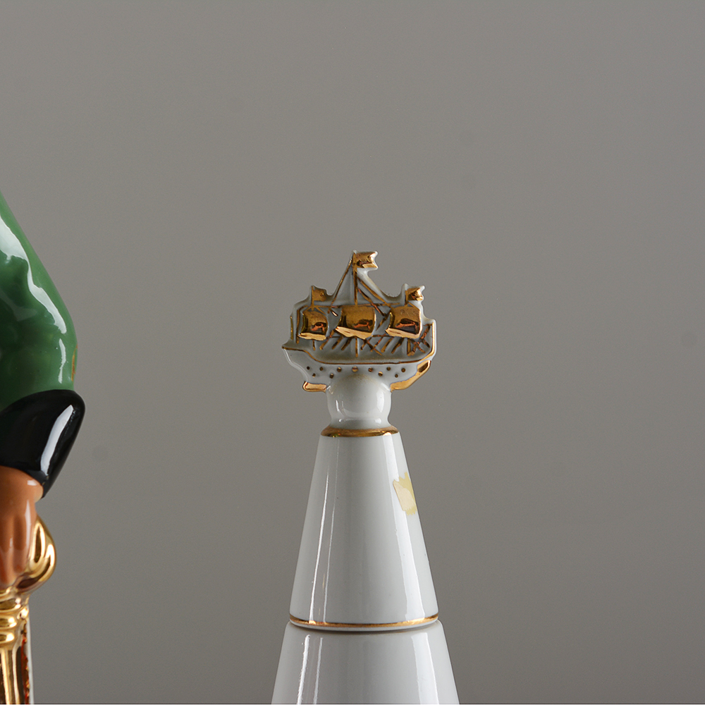 Pair of Vintage Ceramic Decanters