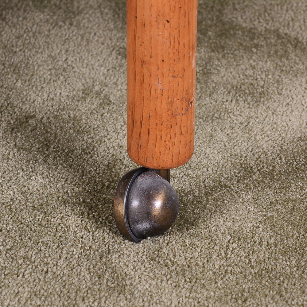 Mid Century Modern Walnut and Leather Safari Chair