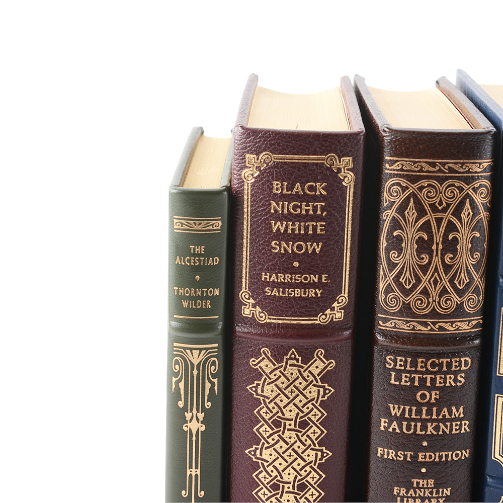 Handsome Collection of First Edition Leather Bound Franklin Library Books