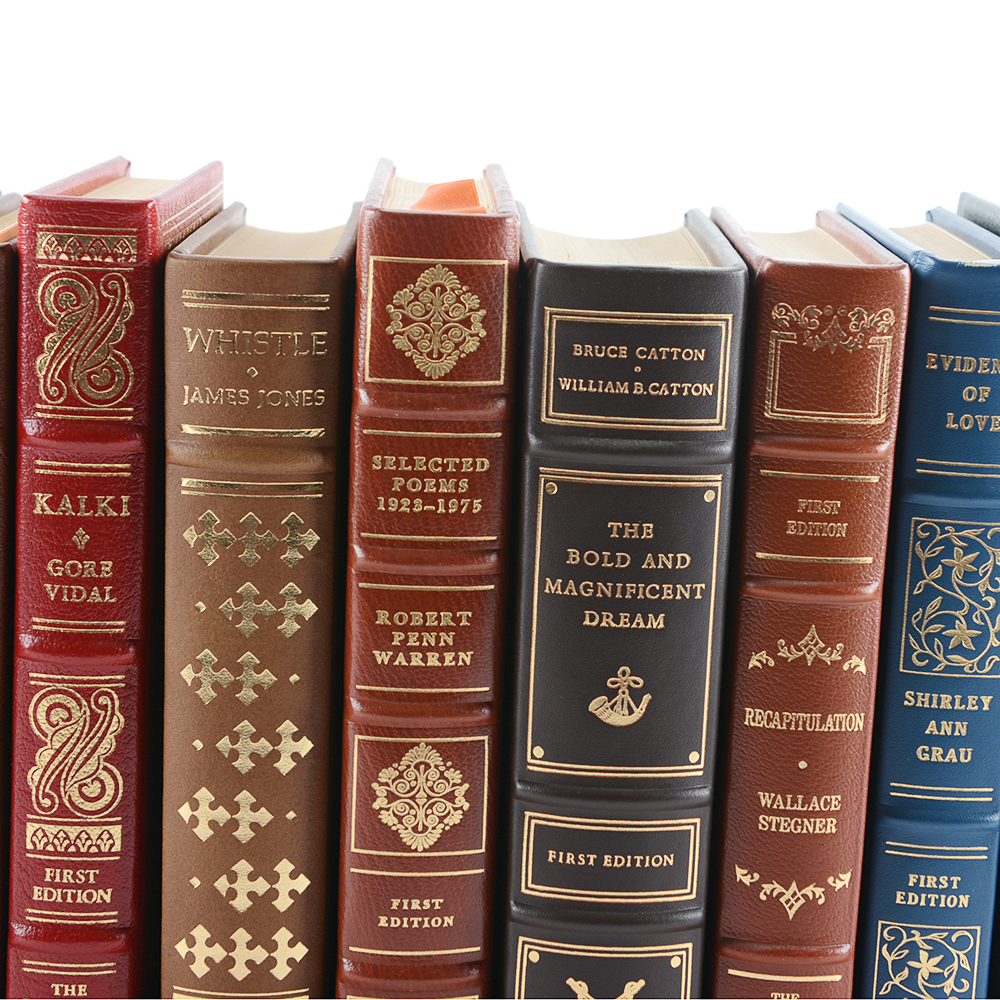 Handsome Collection of First Edition Leather Bound Franklin Library Books