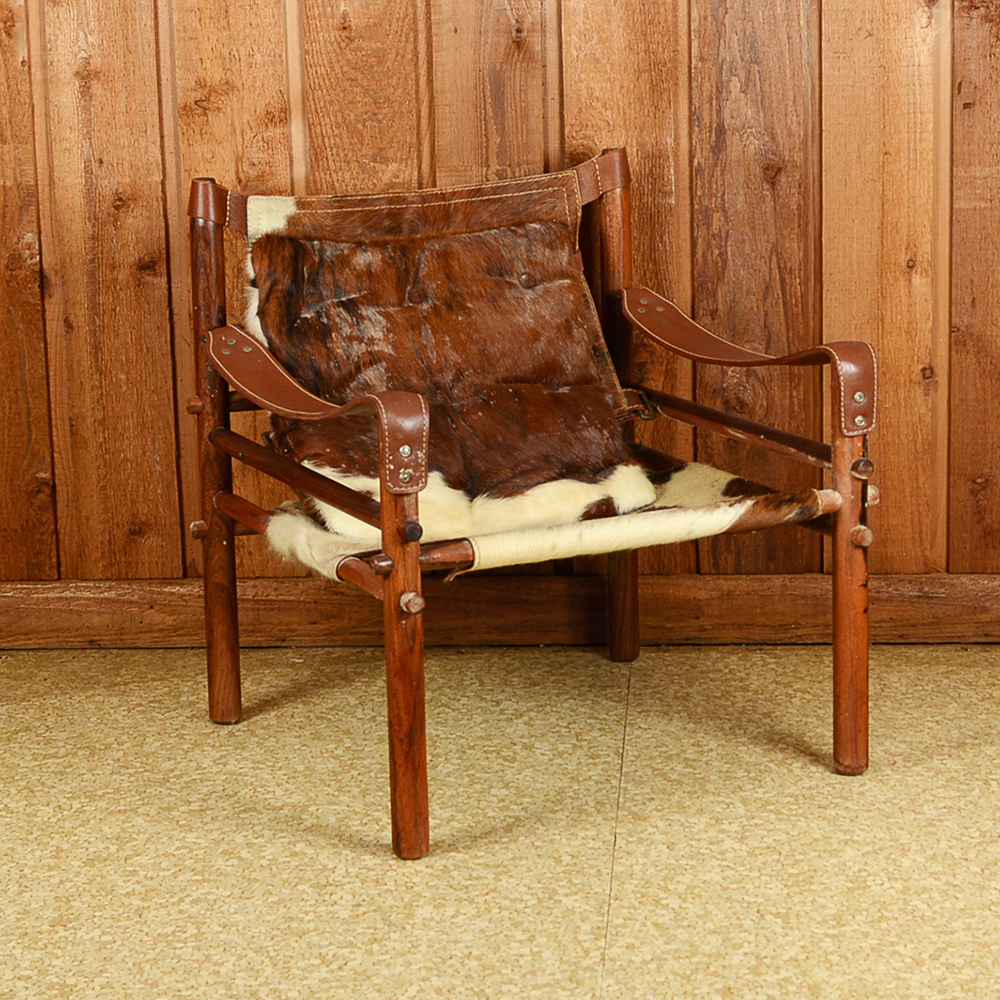 Cow Hide Lounge Chair