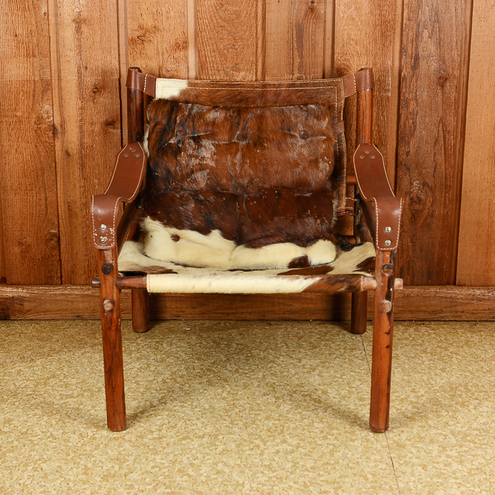 Cow Hide Lounge Chair