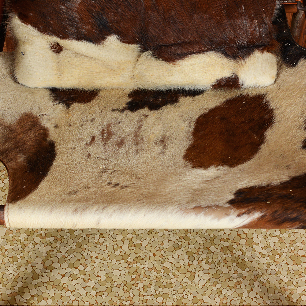 Cow Hide Lounge Chair
