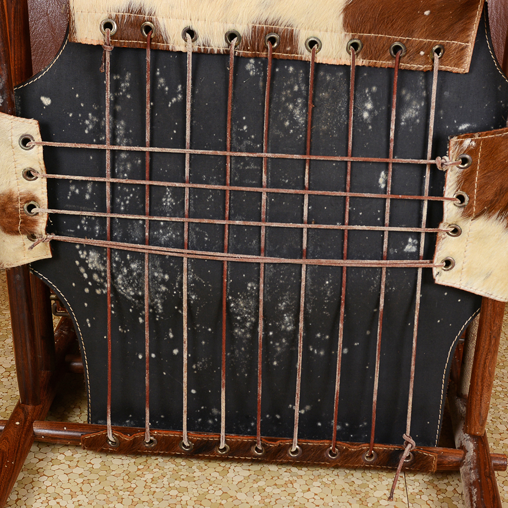 Cow Hide Lounge Chair