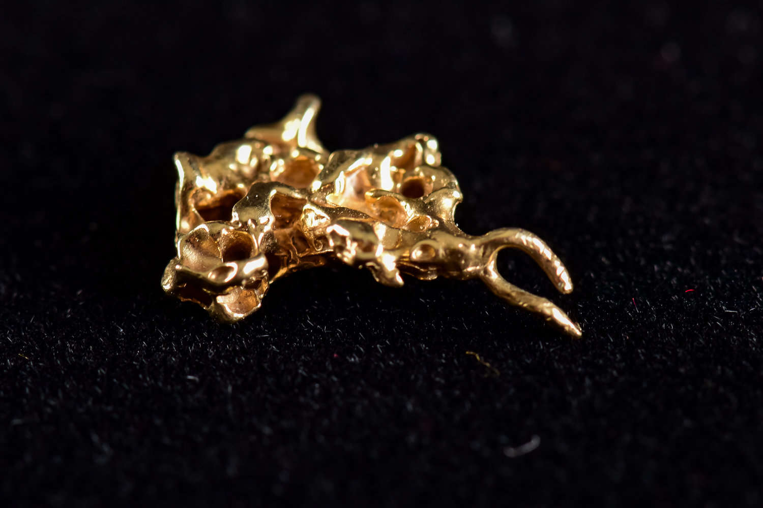 Gold Nugget Pendant