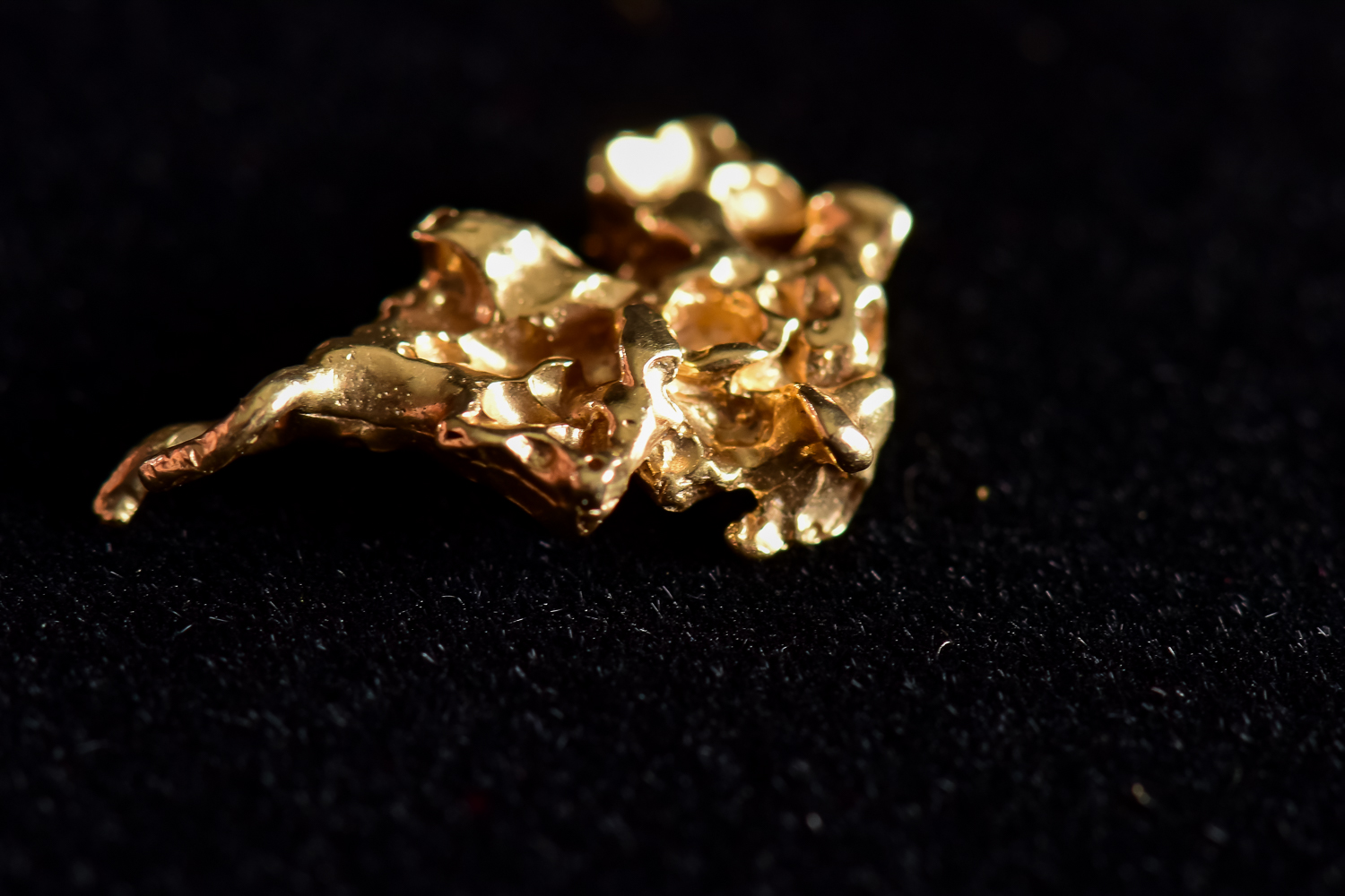 Gold Nugget Pendant