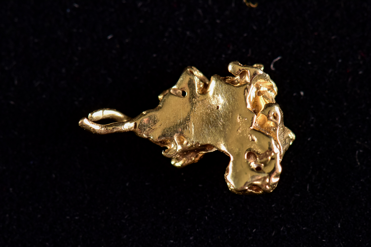 Gold Nugget Pendant