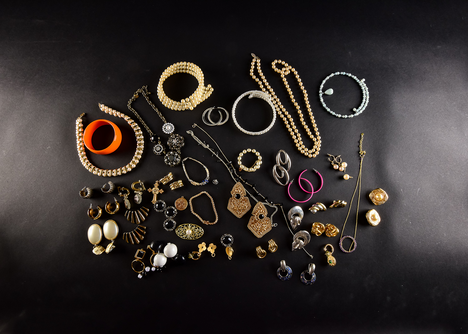 Collection of Costume Jewelry and Baubles
