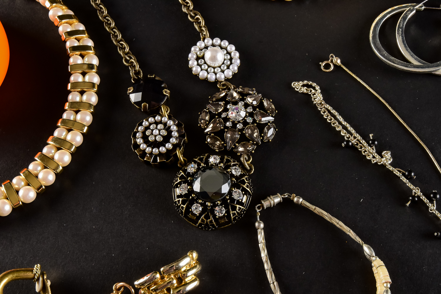 Collection of Costume Jewelry and Baubles