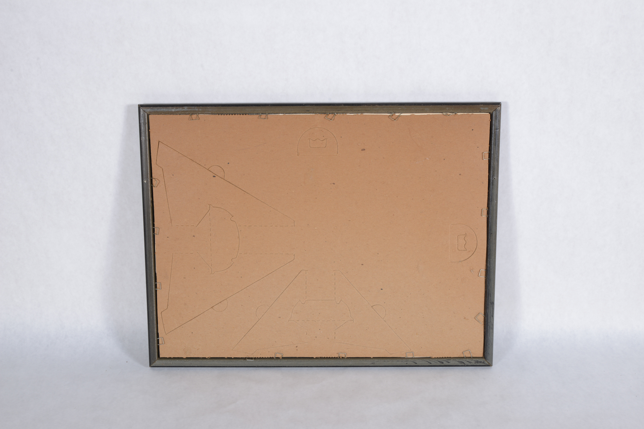 Vintage Framed Offset Lithograph After a Gale Hendrickson Car Illustration