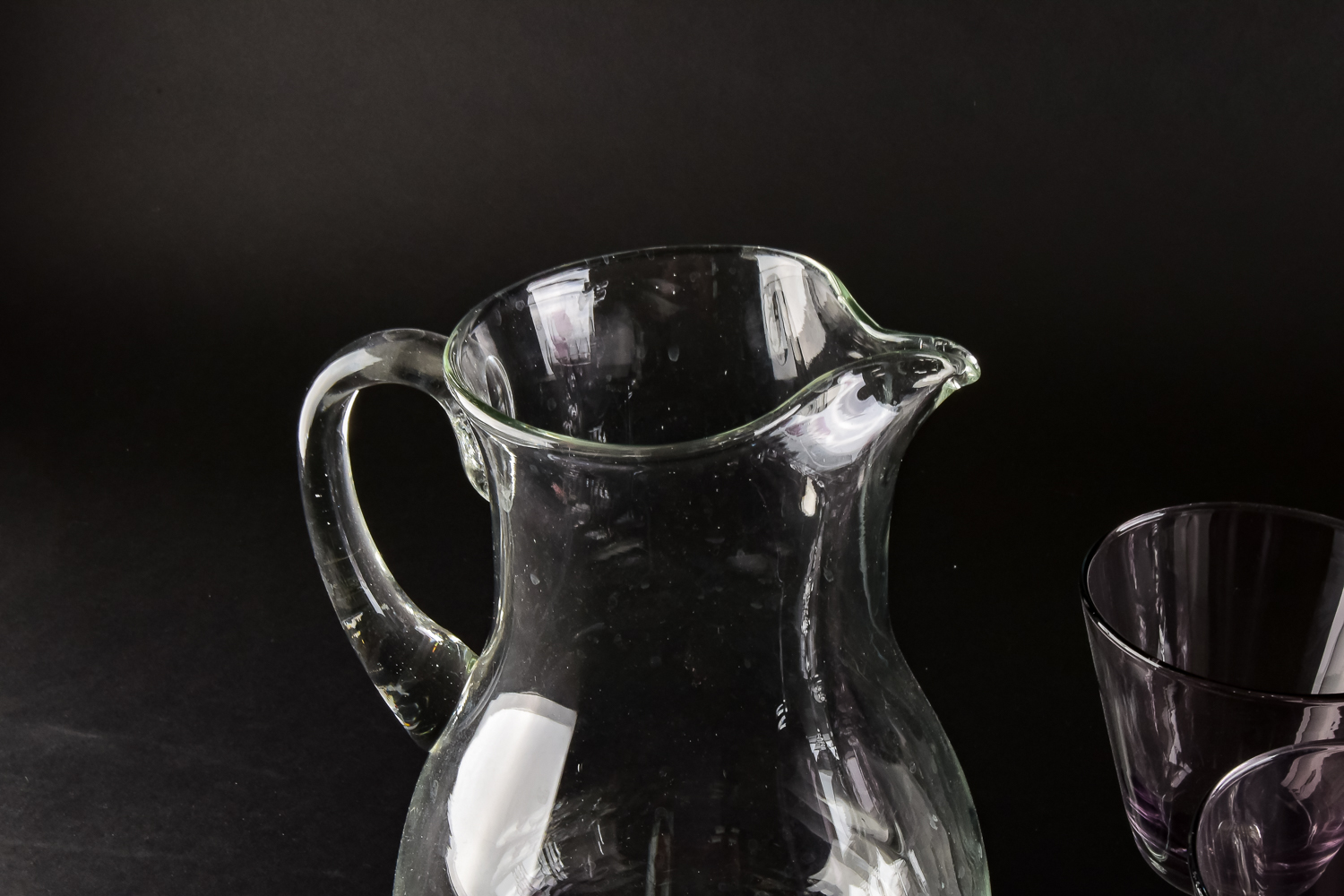 Stemmed Glassware and Pitcher Set