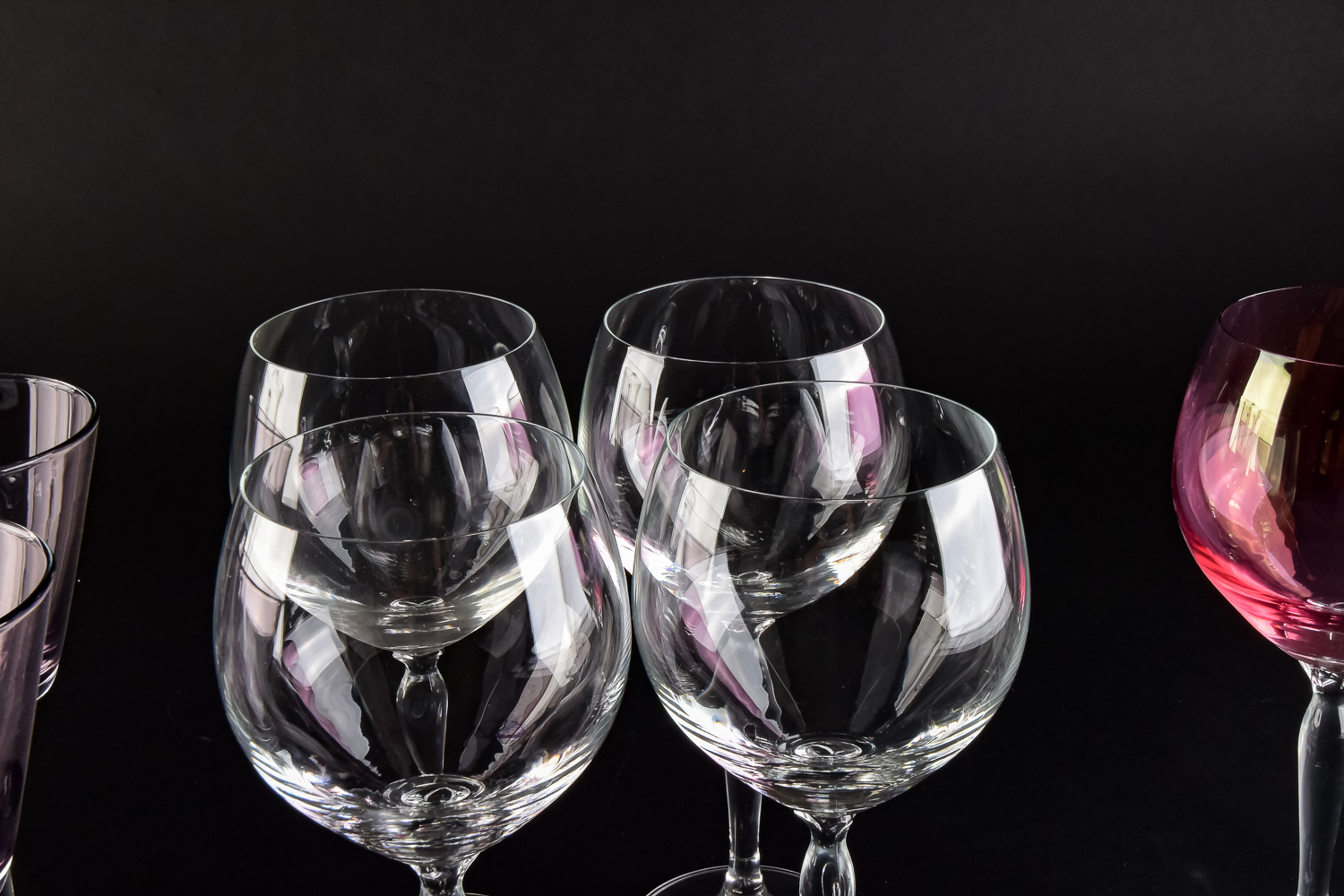 Stemmed Glassware and Pitcher Set