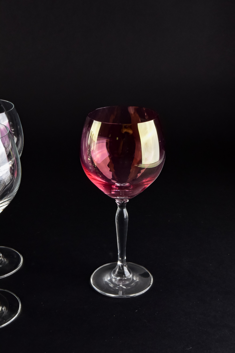 Stemmed Glassware and Pitcher Set