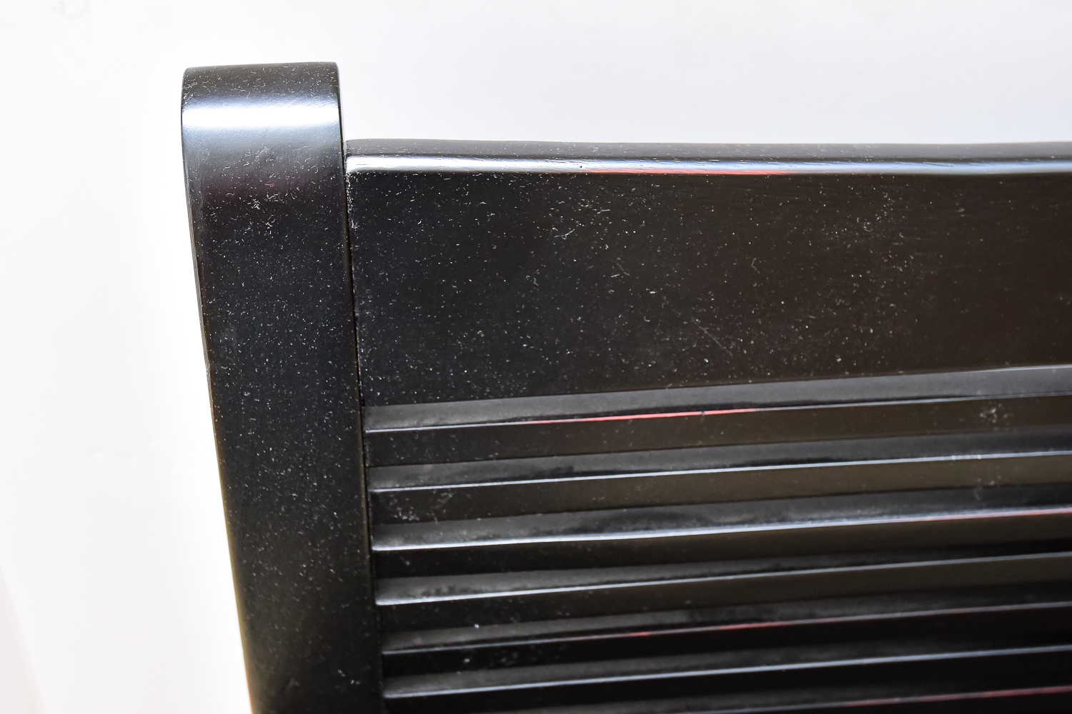 Contemporary Painted Wood Bench