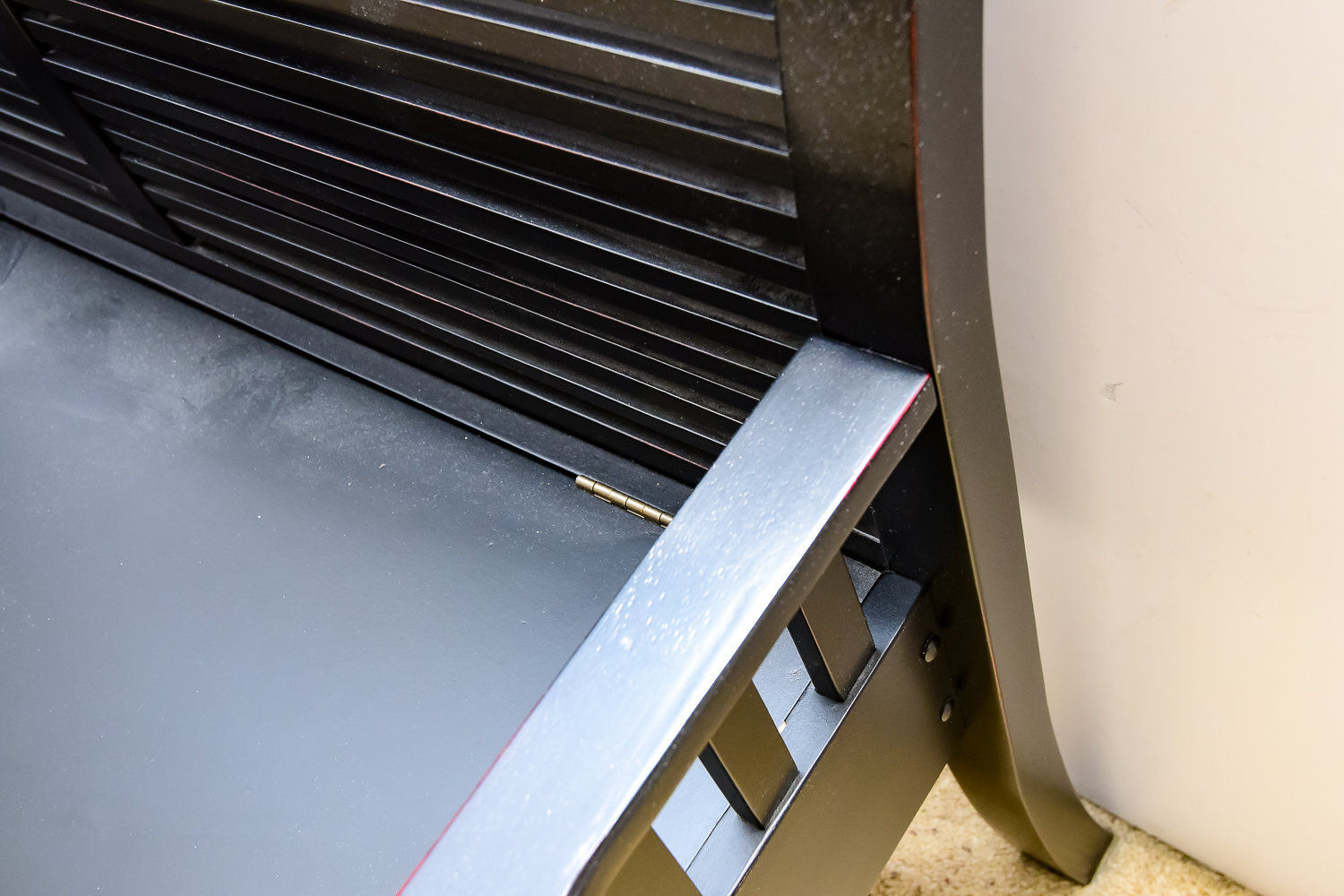 Contemporary Painted Wood Bench