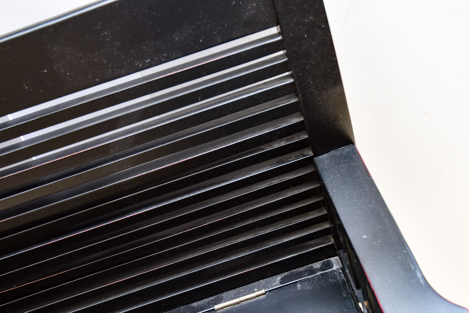 Contemporary Painted Wood Bench