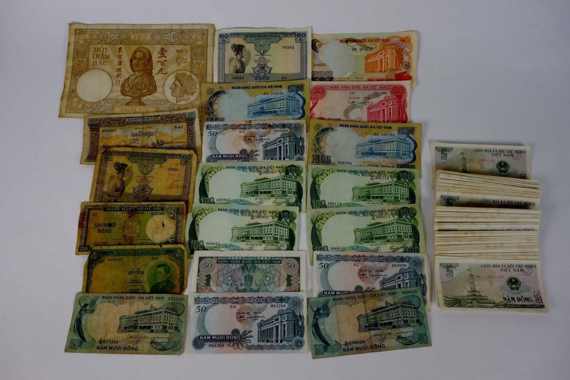 Old Vietnamese Paper Money