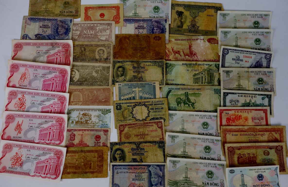 Old Vietnamese Paper Money