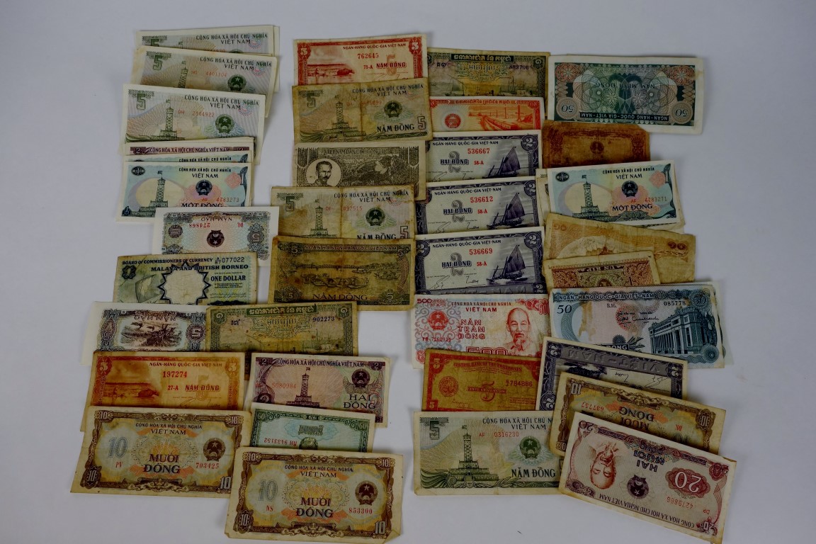 Old Vietnamese Paper Money