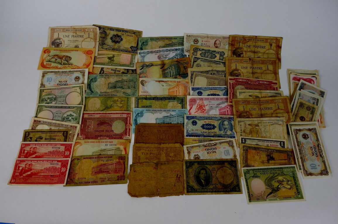 Old Vietnamese Paper Money