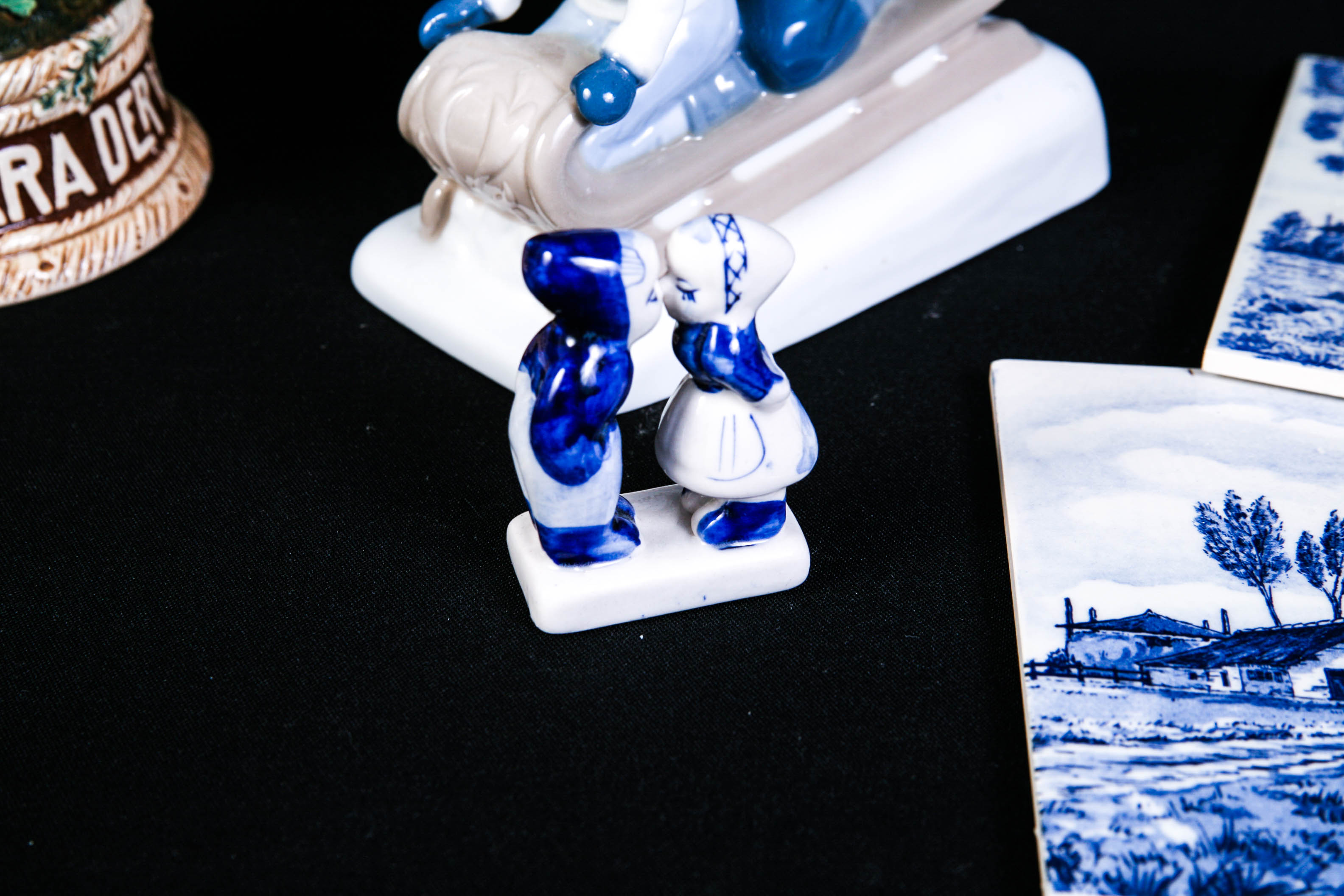 Collection of Vintage International Decor Including Delft