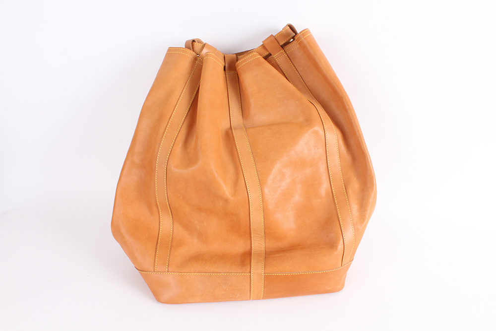 Trio of Leather Handbags in Burnt Sienna