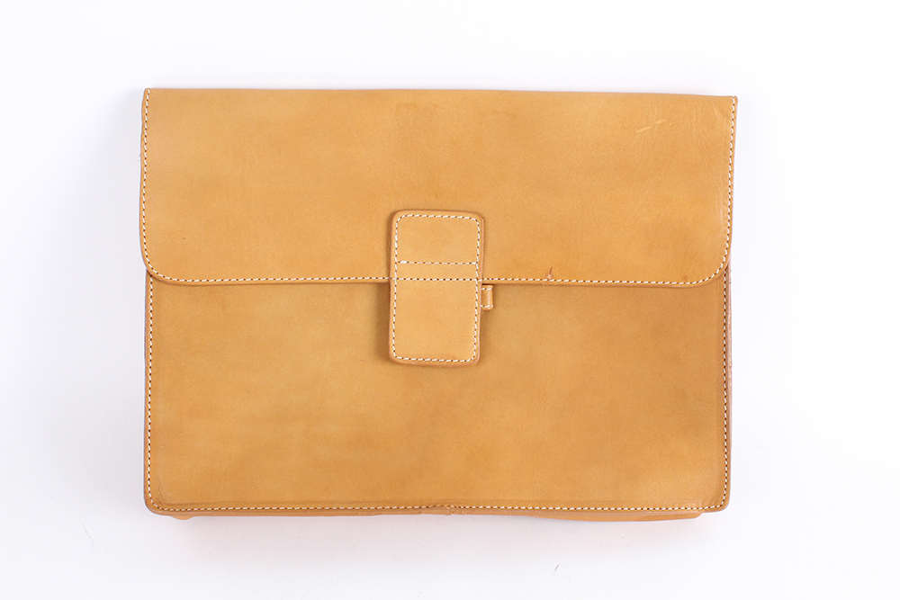 Trio of Leather Handbags in Burnt Sienna