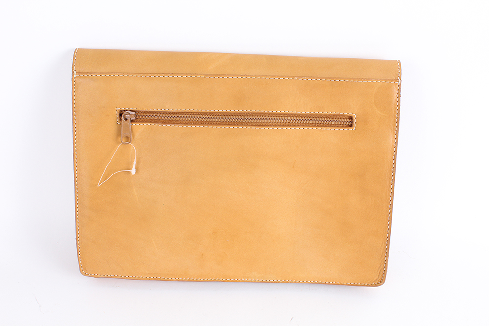 Trio of Leather Handbags in Burnt Sienna