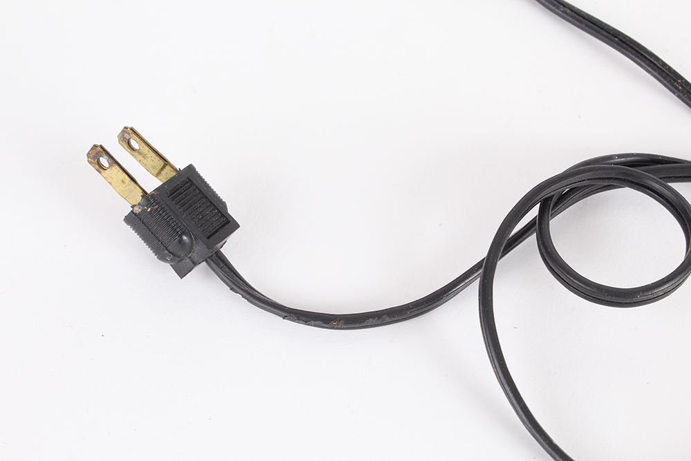 Brass Hurricane Lamp with Aquamarine Glass Shade