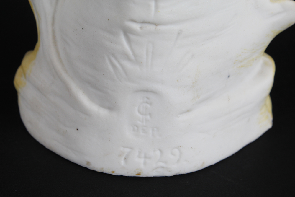 19th Century Unger, Schneider & Co German Porcelain Candlesticks