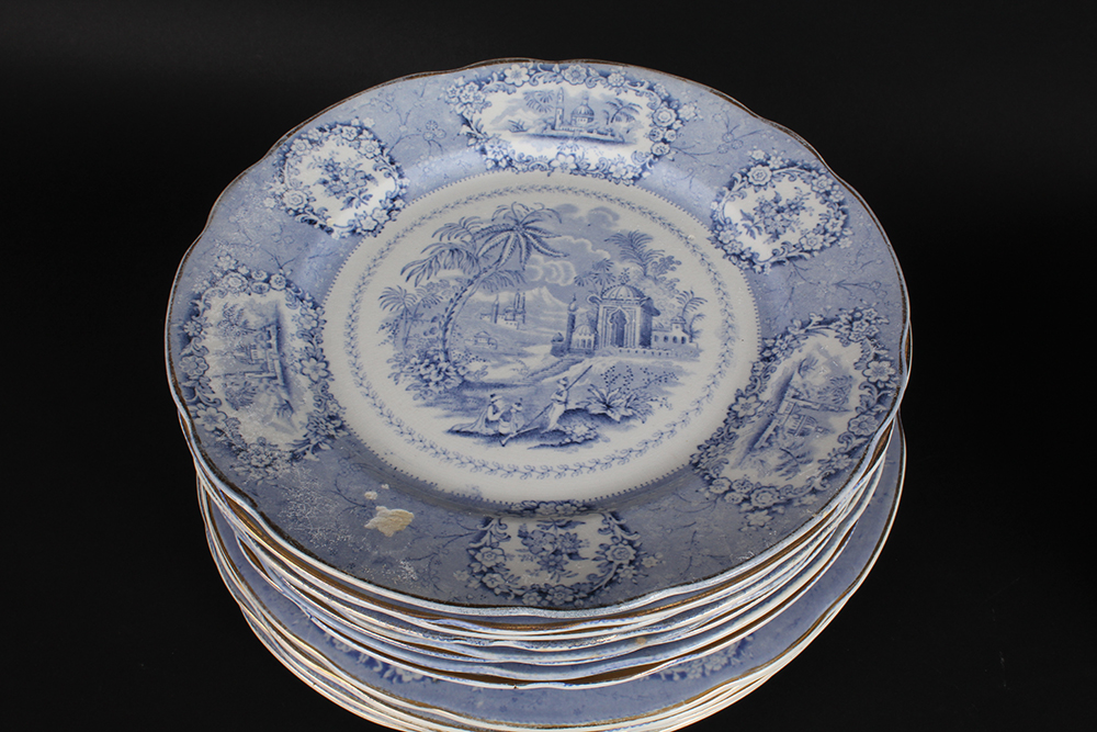 Early Twentieth Century Ridgways "Oriental" China Plates