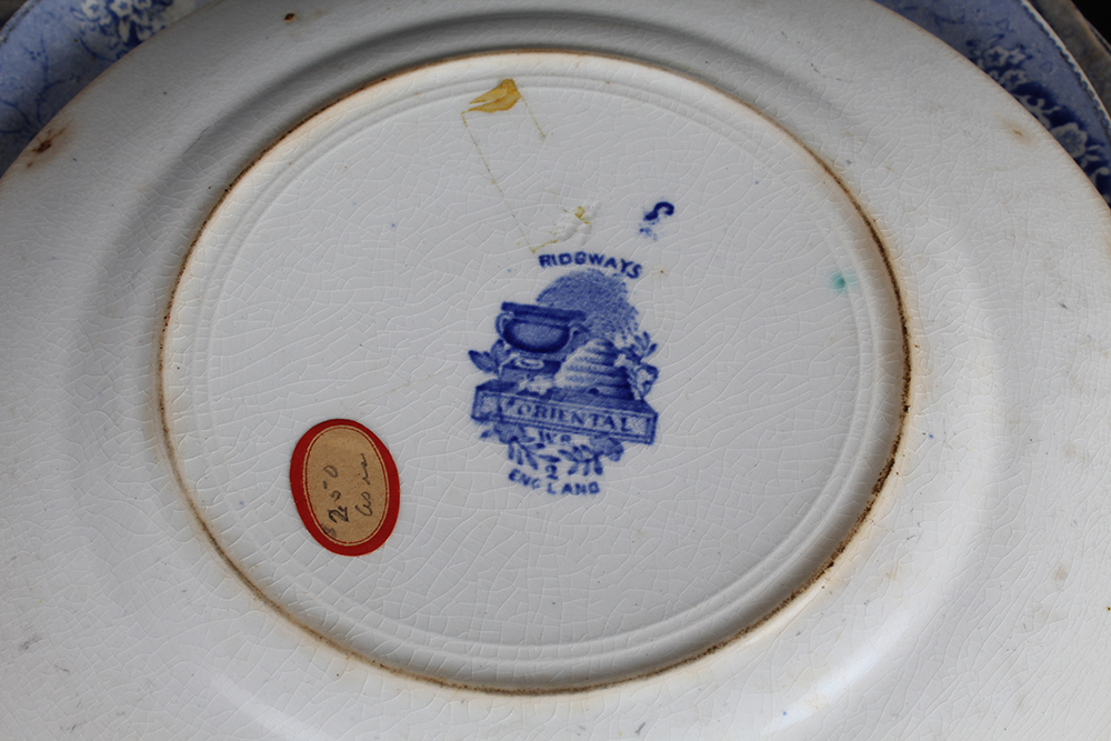 Early Twentieth Century Ridgways "Oriental" China Plates