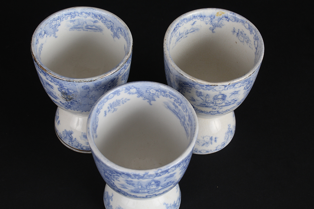 Ridgway Oriental Flow Blue China Servingware