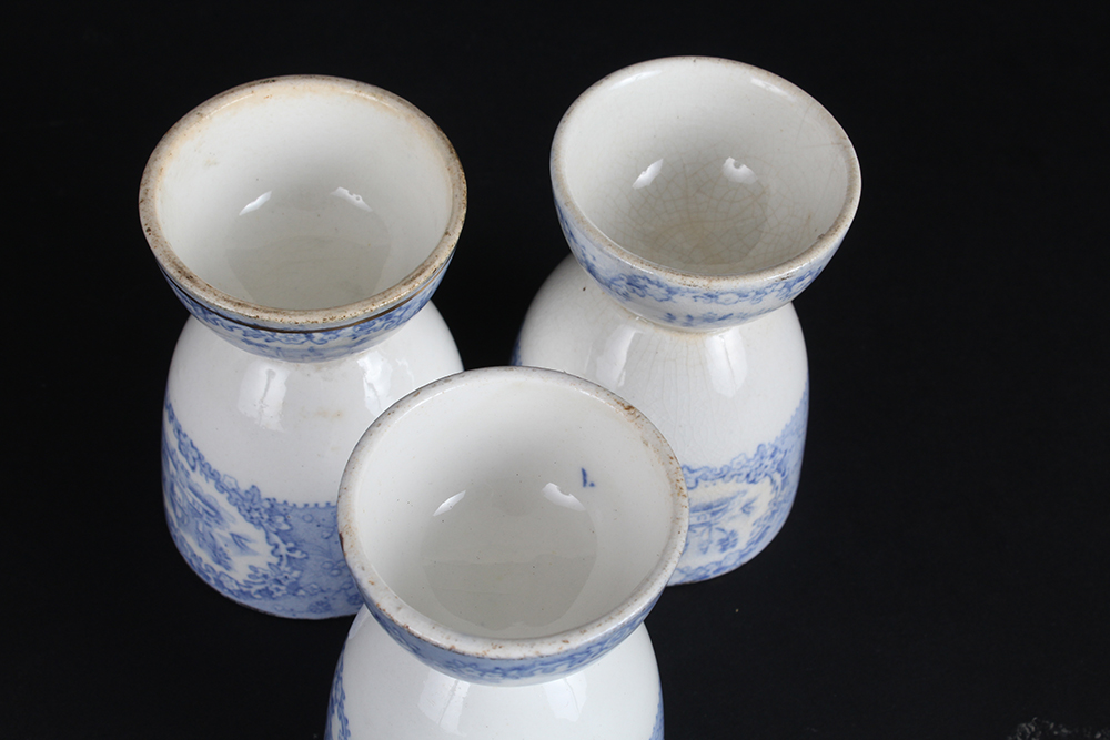 Ridgway Oriental Flow Blue China Servingware