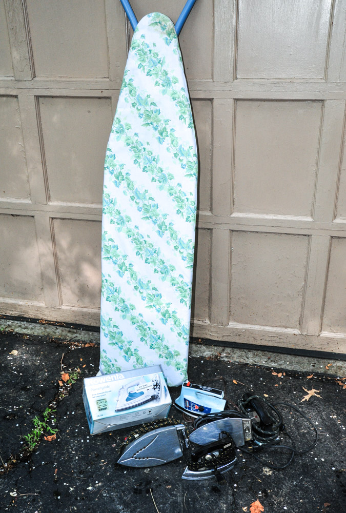 Collection of Vintage Clothing Irons